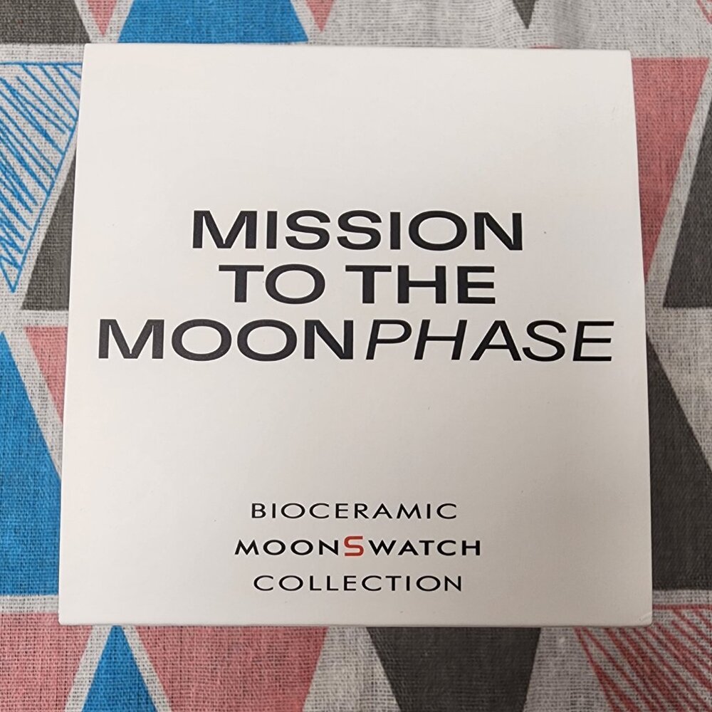 🍊Swatch X Omega Mission To The Moonphase - FULL MOON - Picture 5 of 5